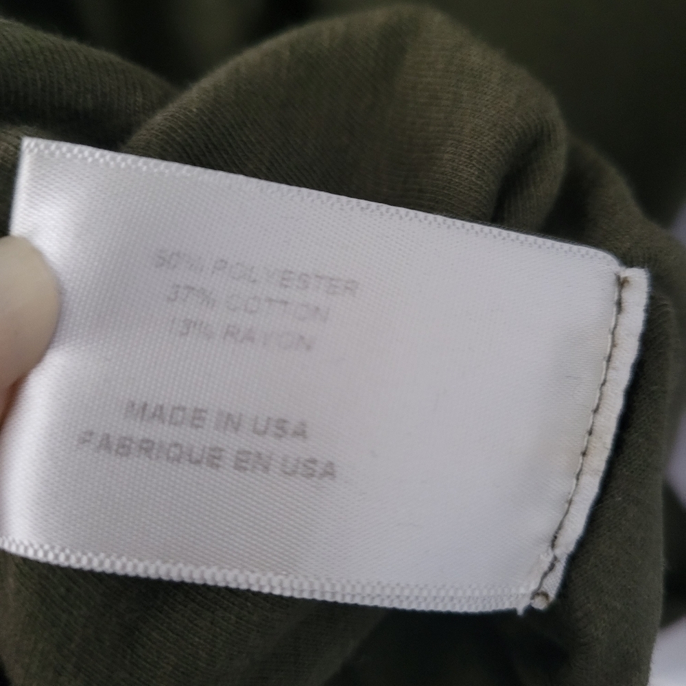 Pam and Gela Olive Green Cold Shoulder Turtleneck Dress - Picture 10 of 11